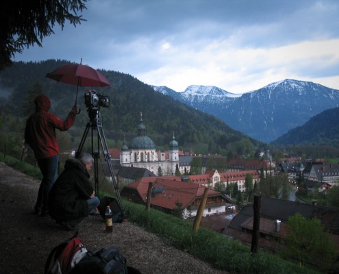 Abendstimmung über Ettal
