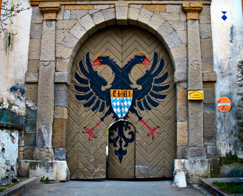 Die Klosterpforte von Ettal